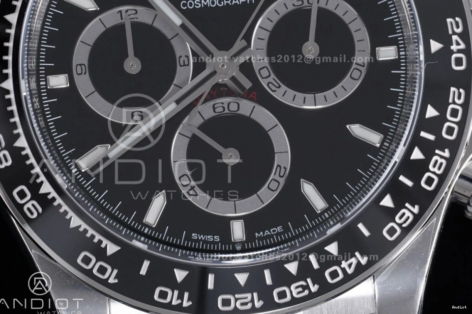 DD4131 SS Dial Best on 904L Daytona Bracelet Clean Black Edition 1:1 2023 126500 Steel 0518